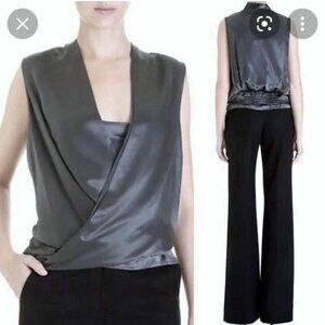 Diane von Furstenberg New Issie Silk Wrap Top